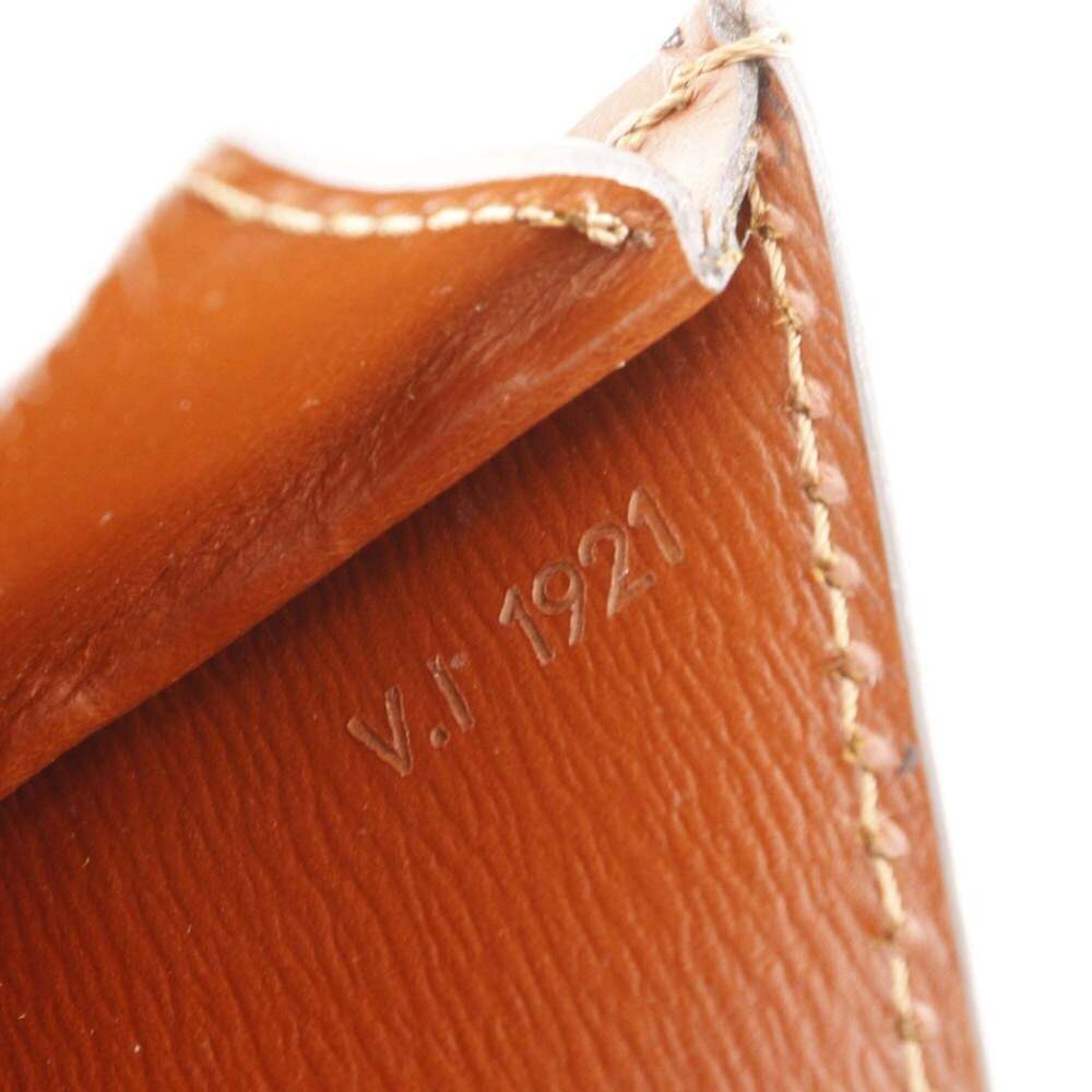 LOUIS VUITTON Authentic Brown Leather Shoulder Bag - Picture 12 of 13